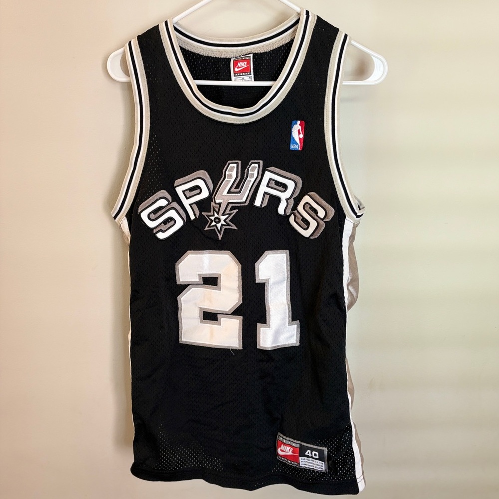 🏀 🤠 Vintage Tim Duncan San Antonio Spurs Jersey – Men’s Size 40 - Authentic Nike